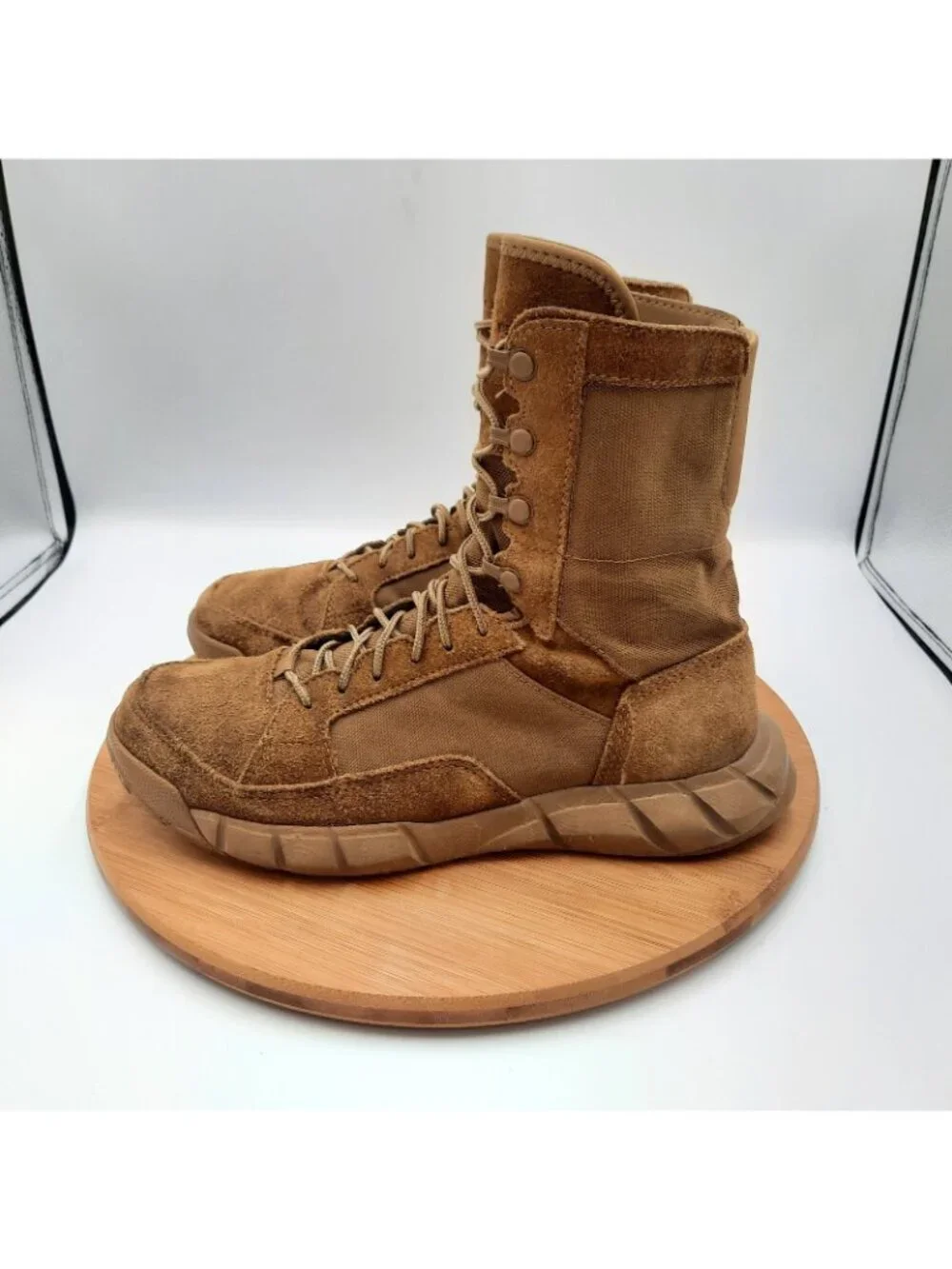 Oakley SL Light Assault 2 Mens Size 8 Boots Coyote Brown Leather Tactical Gear - Picture 3 of 10